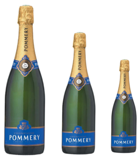 Champagne Pommery Brut Royal demi bouteille, magnum, jeroboam