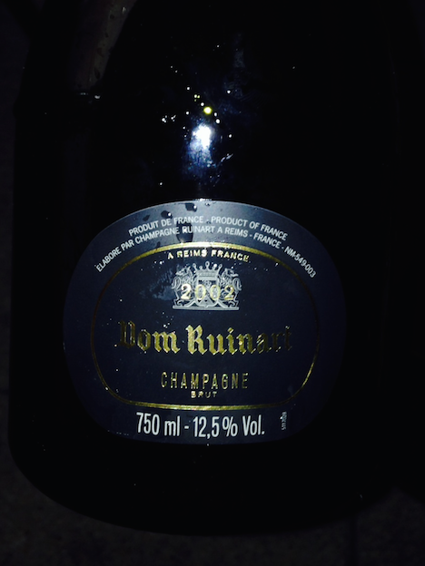 Champagne Dom Ruinart 2002 blanc de blancs grand cru