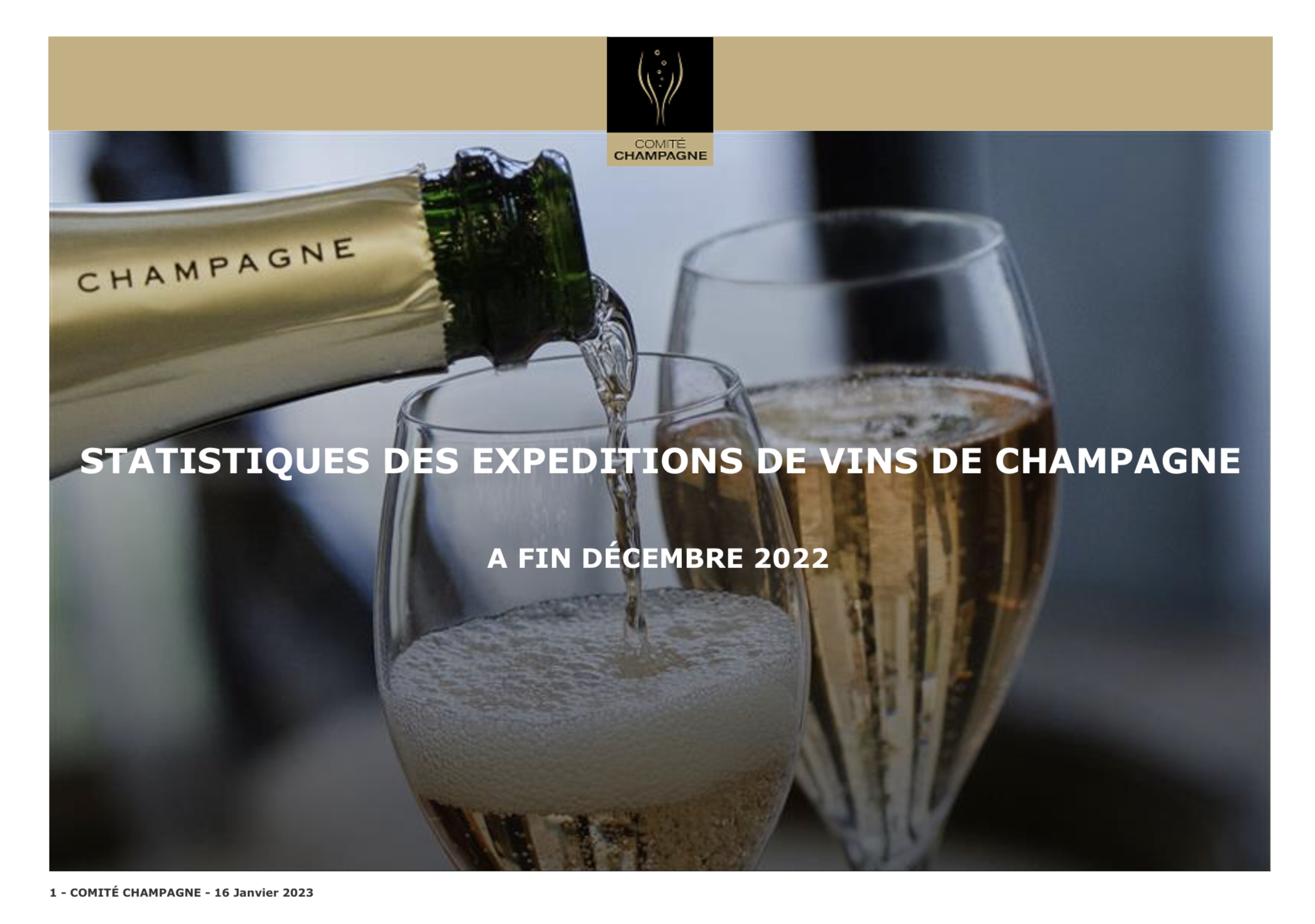 Rapport ventes champagne 2022