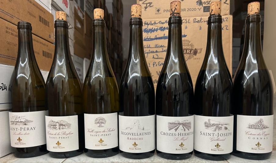 Dégustation des rhônes BIO de Remy Nodin